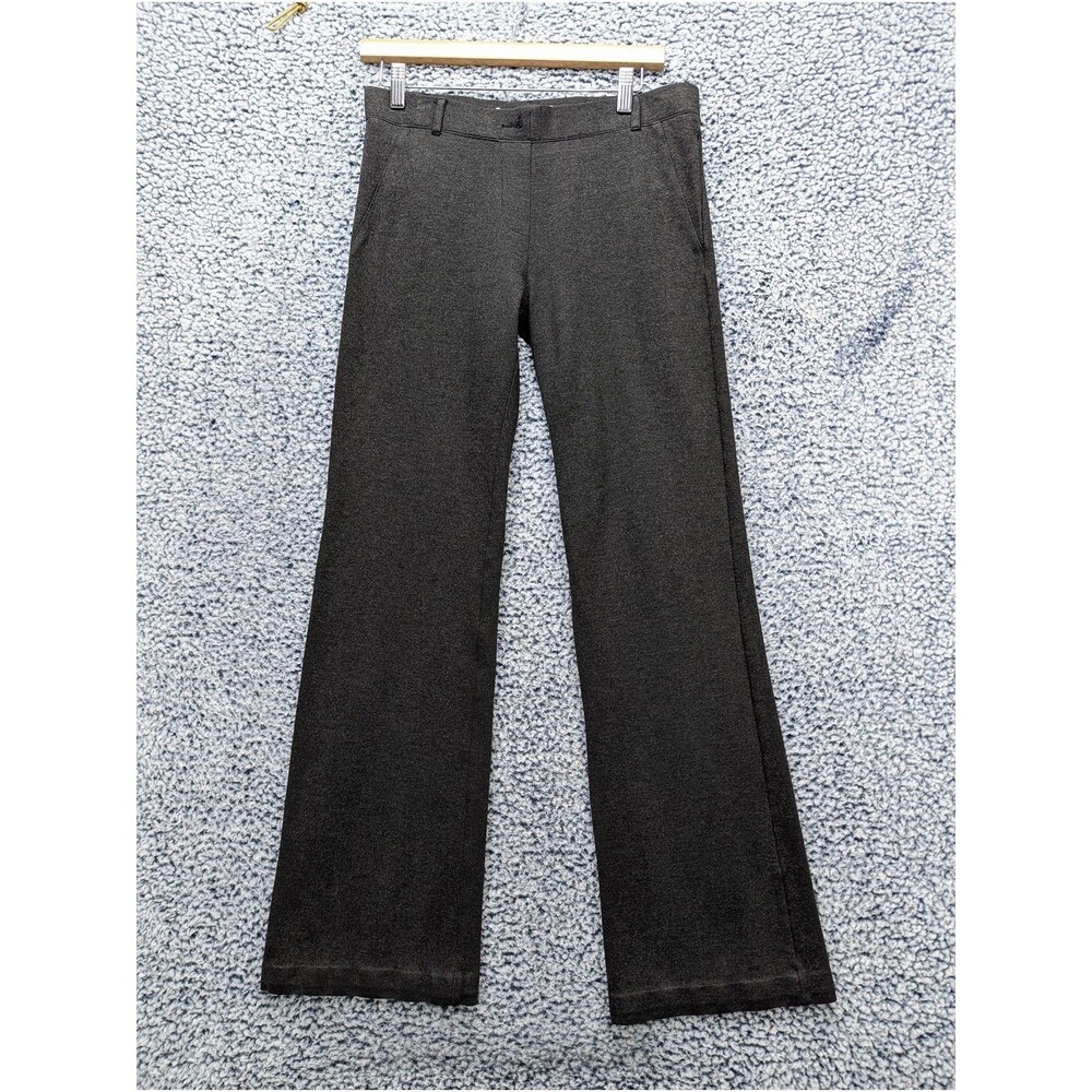 Betabrand Pull On Bootcut Dress Pants Size M Stretch Work Office Charcoal Gray